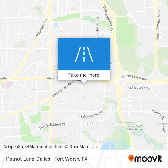 Mapa de Patriot Lane
