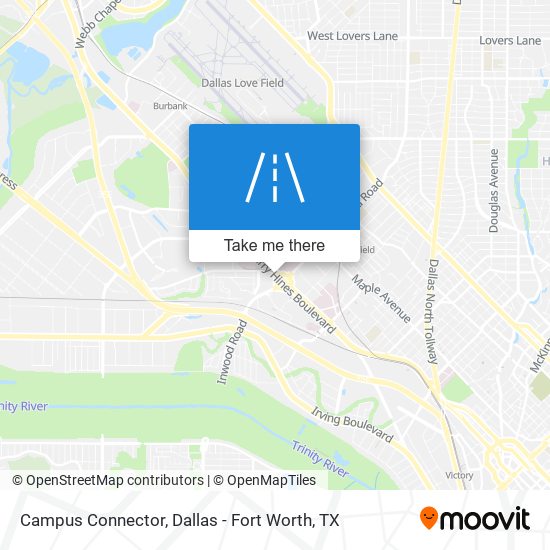 Campus Connector map