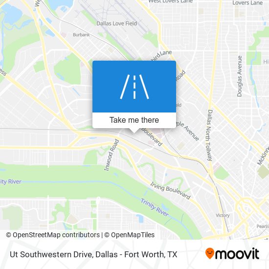 Ut Southwestern Drive map
