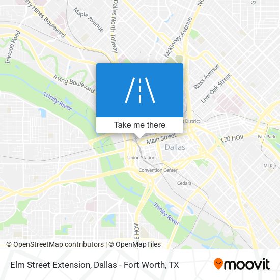 Elm Street Extension map