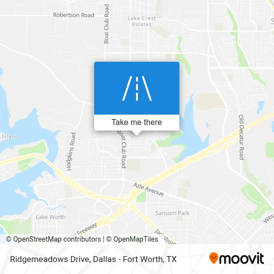 Ridgemeadows Drive map