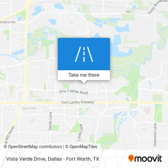 Vista Verde Drive map