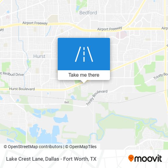 Lake Crest Lane map