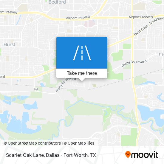 Scarlet Oak Lane map