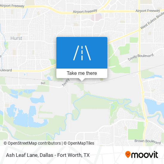 Mapa de Ash Leaf Lane
