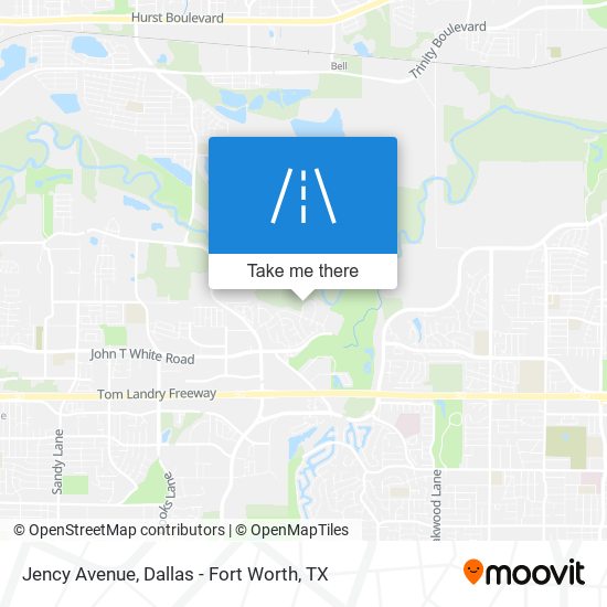 Jency Avenue map
