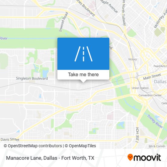 Manacore Lane map