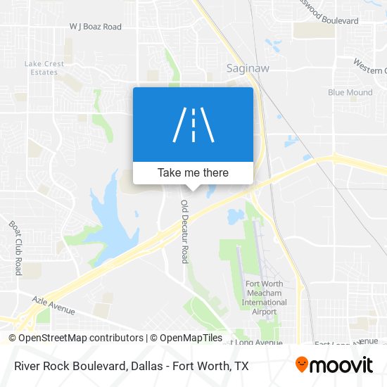 River Rock Boulevard map