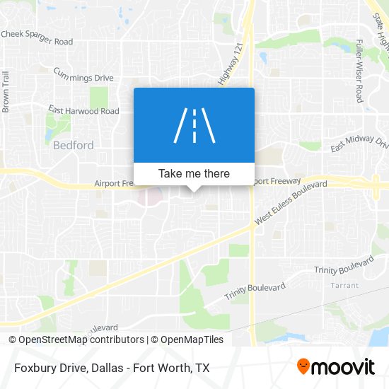 Foxbury Drive map