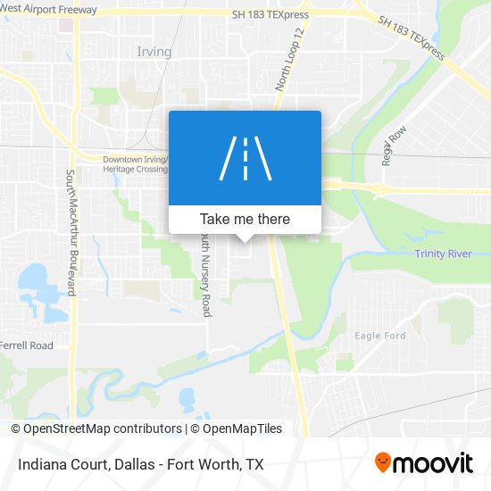 Mapa de Indiana Court