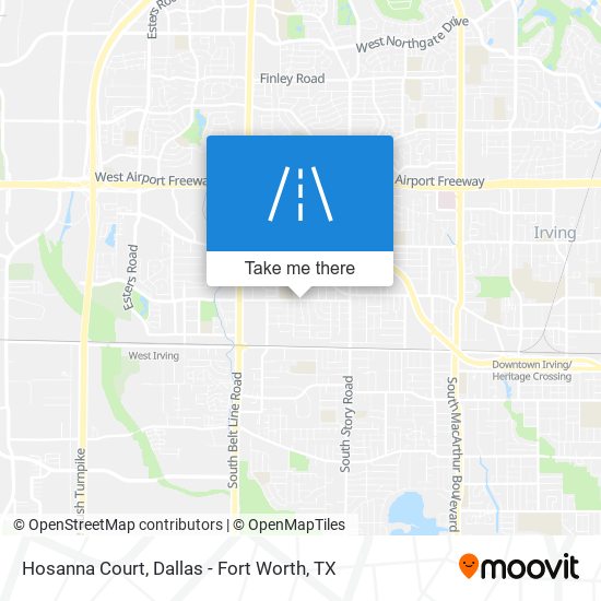 Hosanna Court map