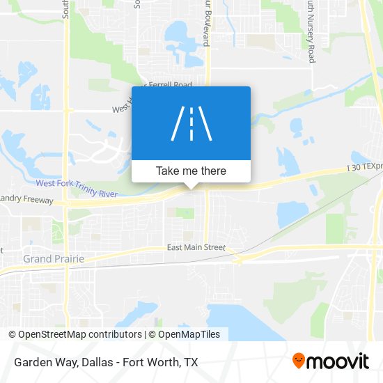 Garden Way map