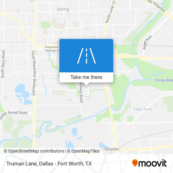 Truman Lane map