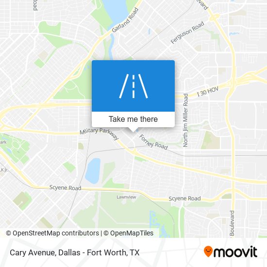 Mapa de Cary Avenue