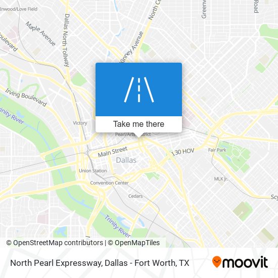 North Pearl Expressway map