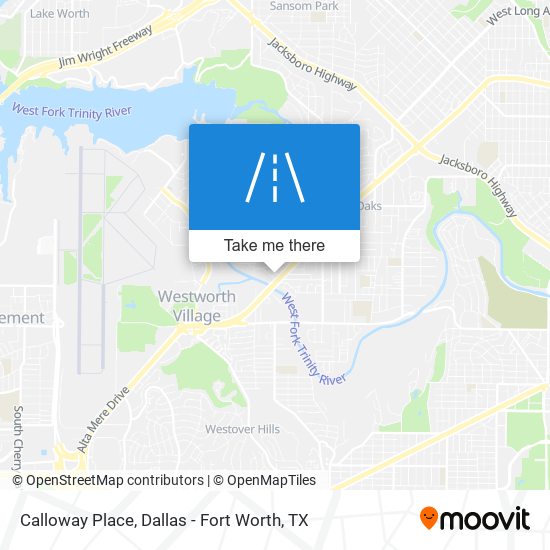 Calloway Place map