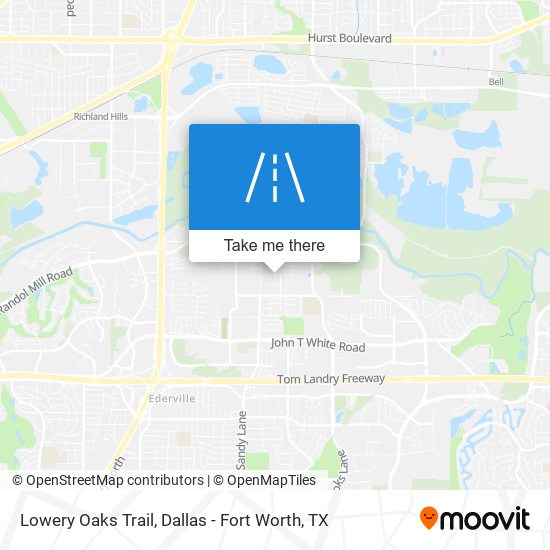 Lowery Oaks Trail map