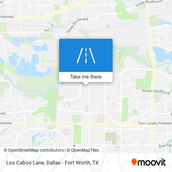 Mapa de Los Cabos Lane