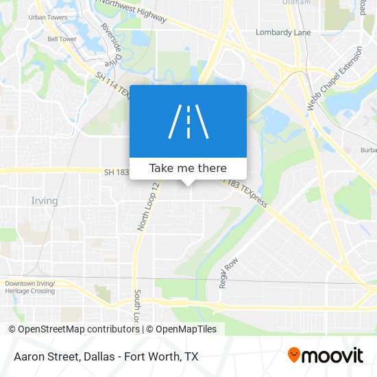 Aaron Street map