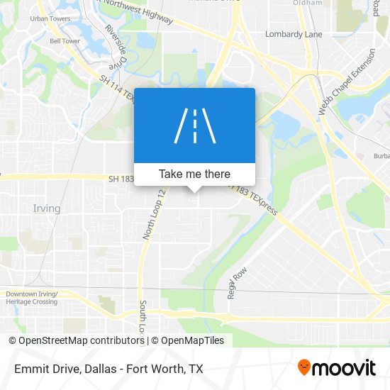 Emmit Drive map