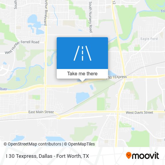 I 30 Texpress map