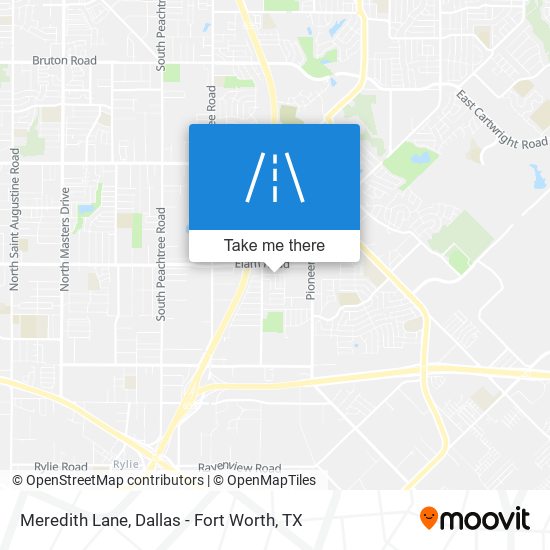 Meredith Lane map