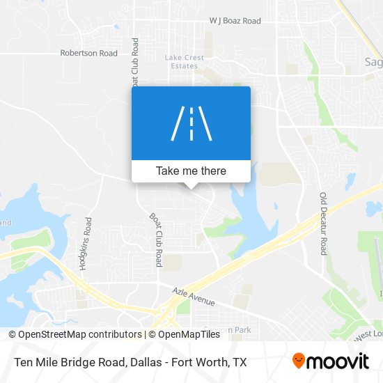 Ten Mile Bridge Road map