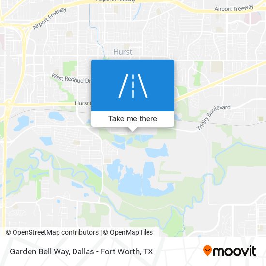 Mapa de Garden Bell Way