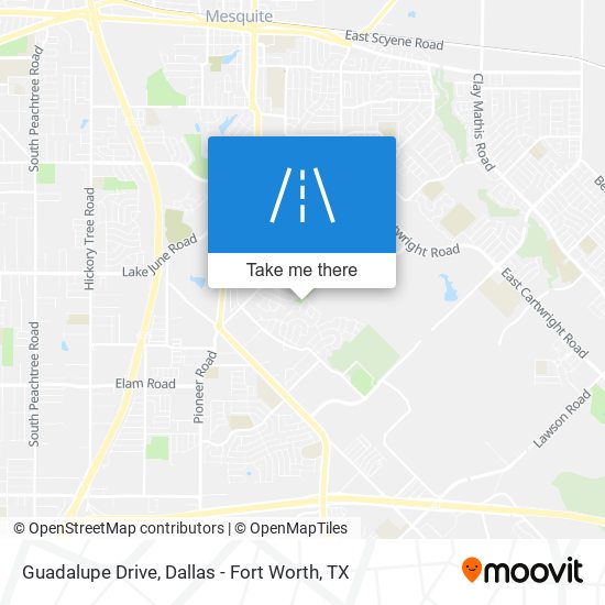 Guadalupe Drive map