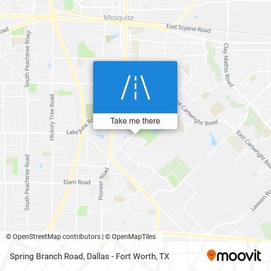 Spring Branch Road map