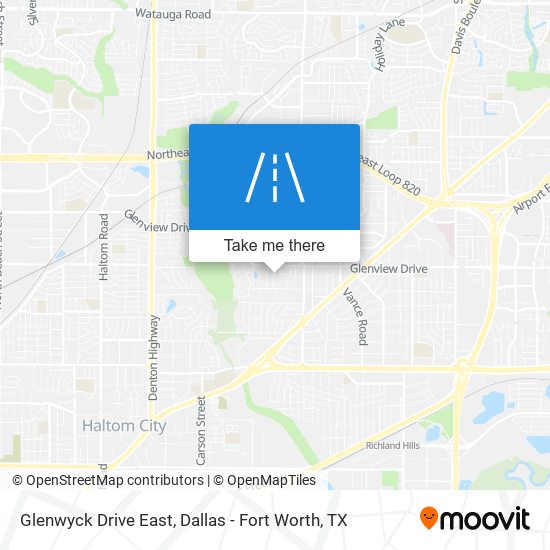 Glenwyck Drive East map