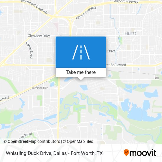 Whistling Duck Drive map