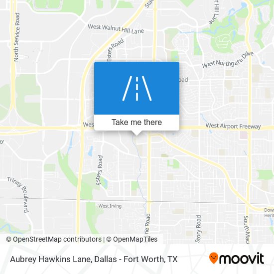 Mapa de Aubrey Hawkins Lane