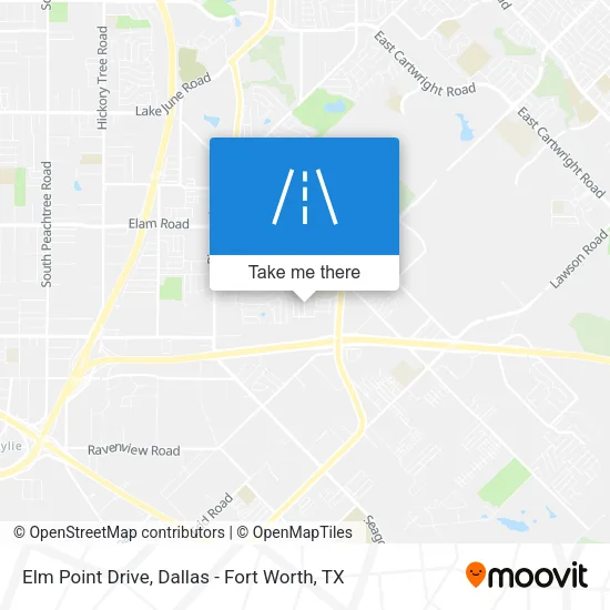 Elm Point Drive map