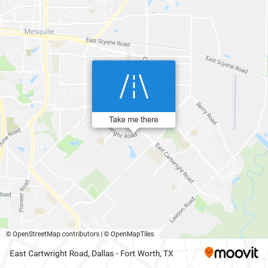 Mapa de East Cartwright Road