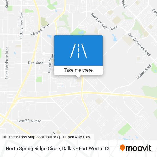 Mapa de North Spring Ridge Circle