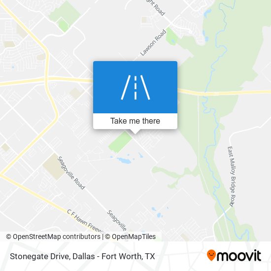 Stonegate Drive map