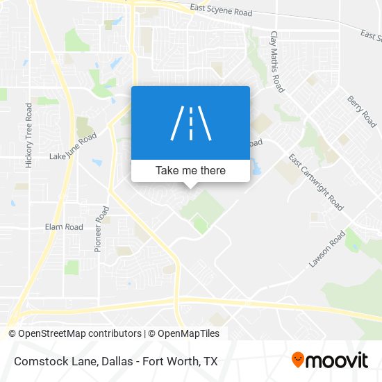 Mapa de Comstock Lane