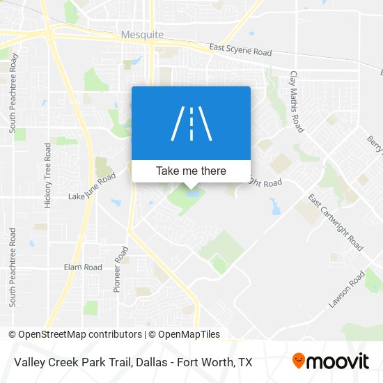 Valley Creek Park Trail map