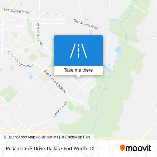 Mapa de Pecan Creek Drive