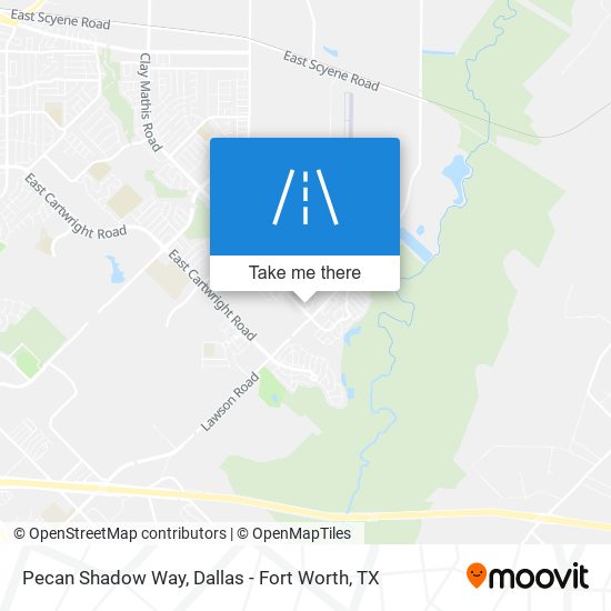 Pecan Shadow Way map
