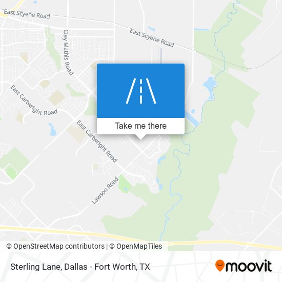 Sterling Lane map