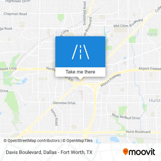 Davis Boulevard map