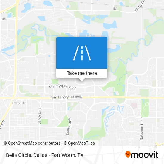Bella Circle map