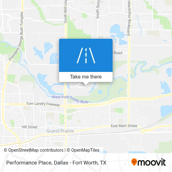 Performance Place map