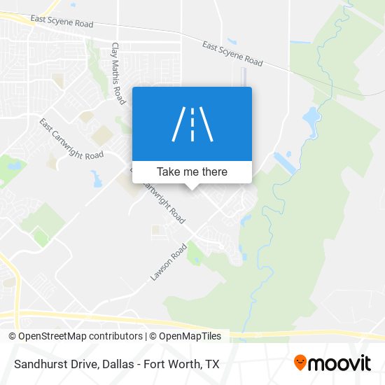 Mapa de Sandhurst Drive