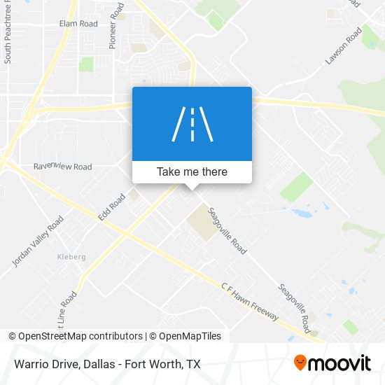 Mapa de Warrio Drive