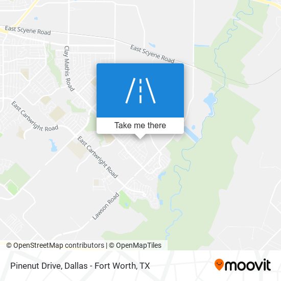 Pinenut Drive map