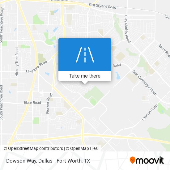 Mapa de Dowson Way