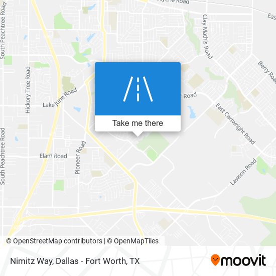 Mapa de Nimitz Way